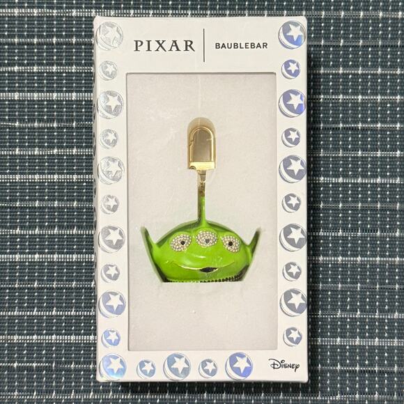 NEW | Disney Pixar × BaubleBar | Toy Story: LGM Little Green Men Alien Bag Charm - Picture 4 of 4